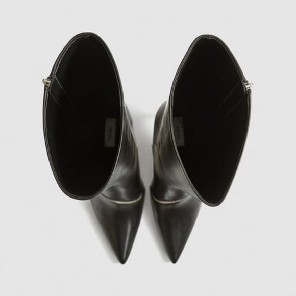 NWT REISS | Hoxton Zippered Knee High Boots - Picture 3 of 7